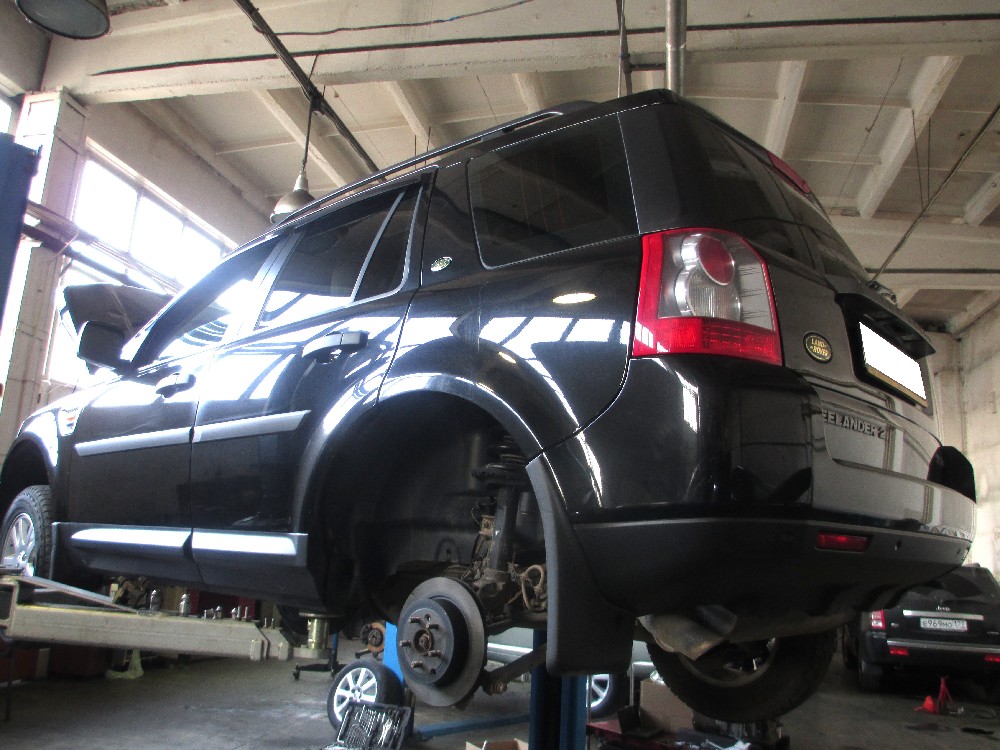 замена колодок ленд ровер 2